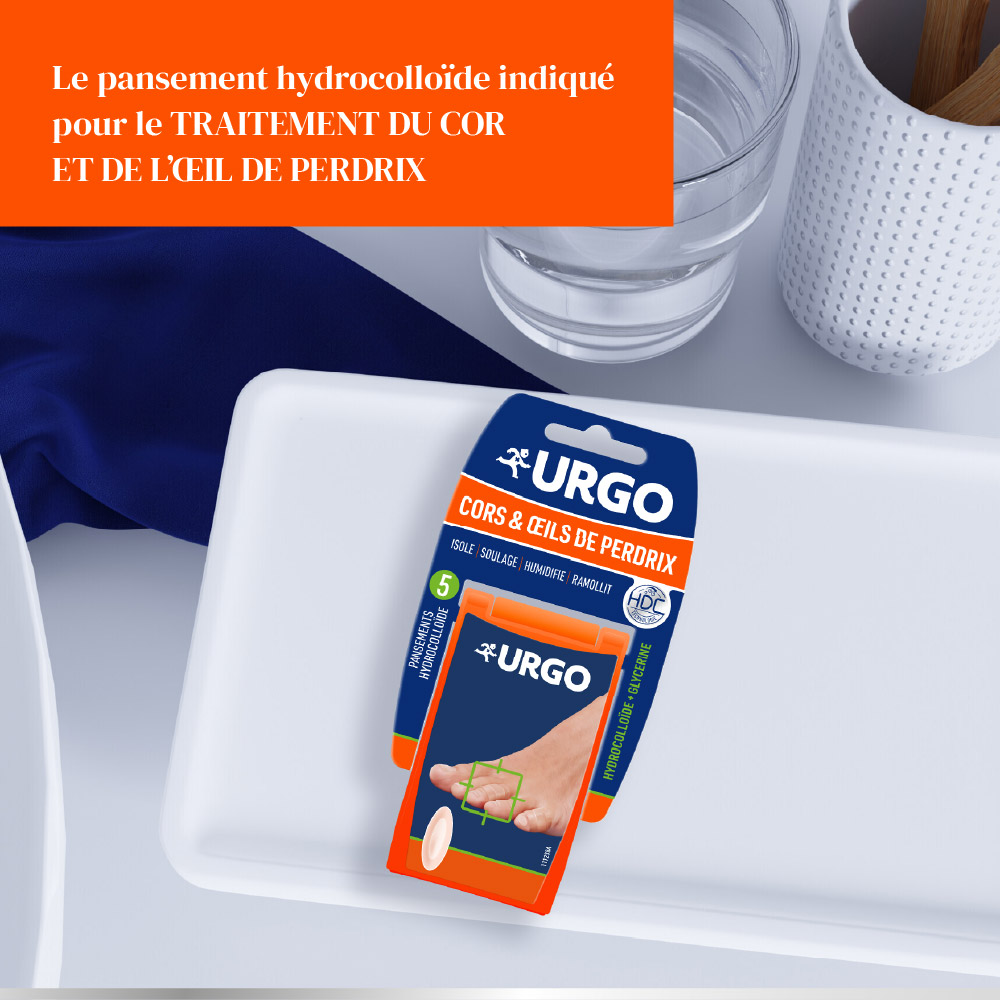 Cors et oeil perdrix URGO pansement