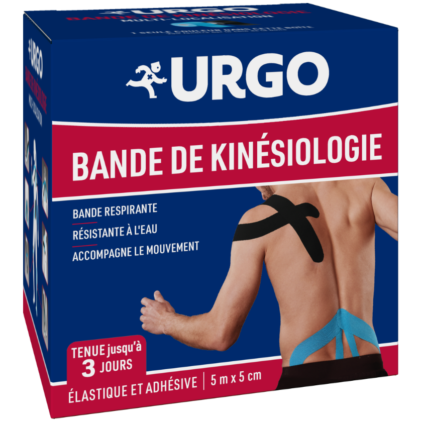 URGO BANDE DE KINESIOLOGIE ELASTIQUE ET ADHESIVE
