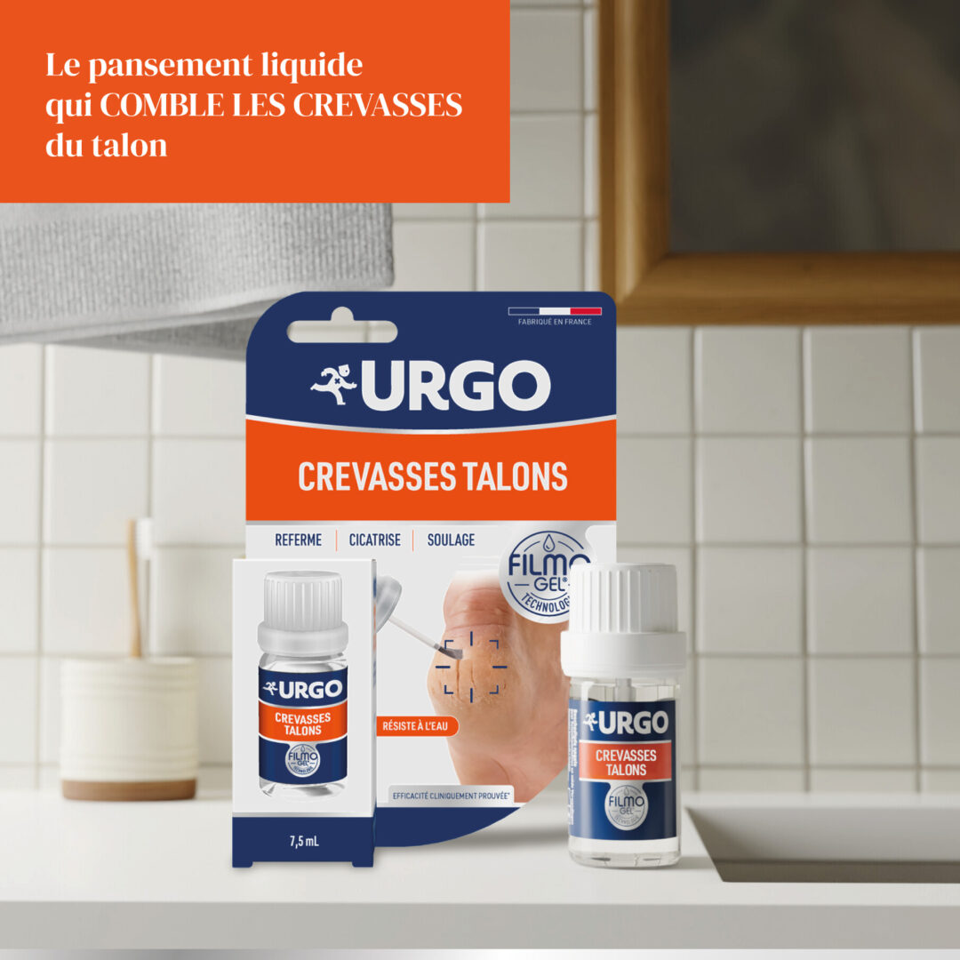 URGO crevasses talons filmogel pansement liquide