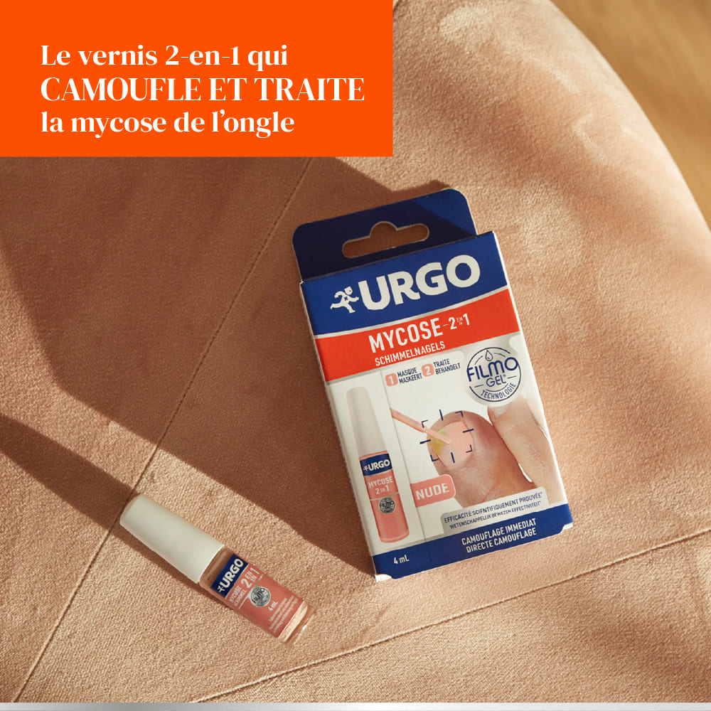URGO Filmogel Mycose 2 en 1 nude vernis 2 en 1
