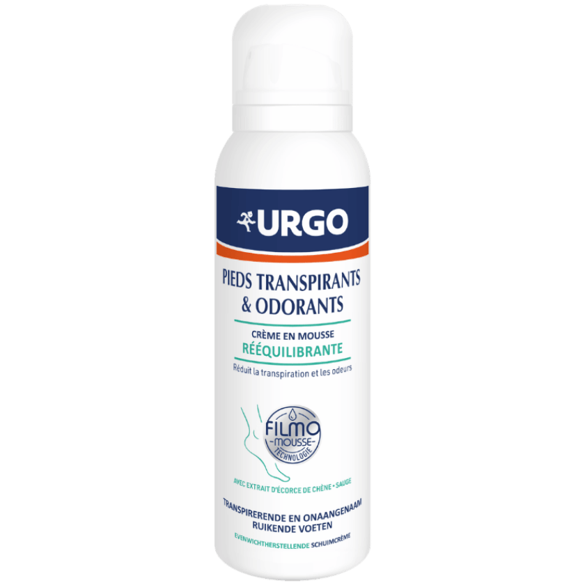 URGO filmomousse crème pieds transpirants mousse