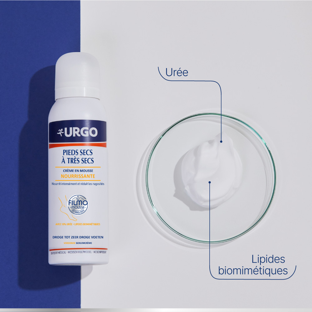 URGO filmomousse nourrissant texture mousse