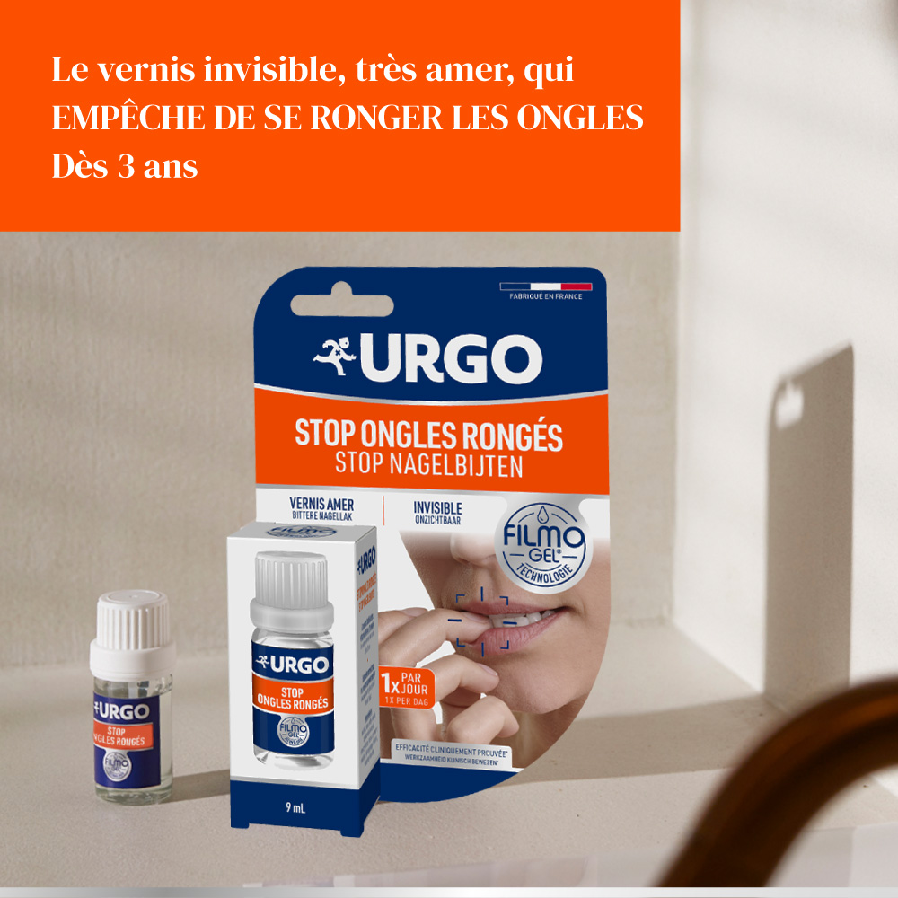 URGO stop ongles rongés vernis invisible