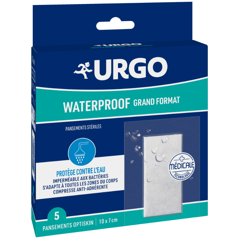 URGO Waterproof grand format pansements optiskin
