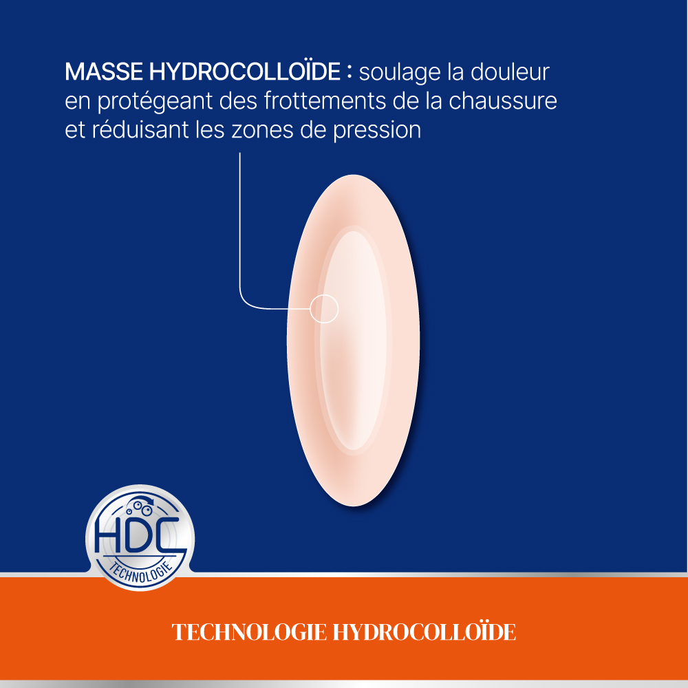 URGO Cors et oeil perdrix hydrocolloïde