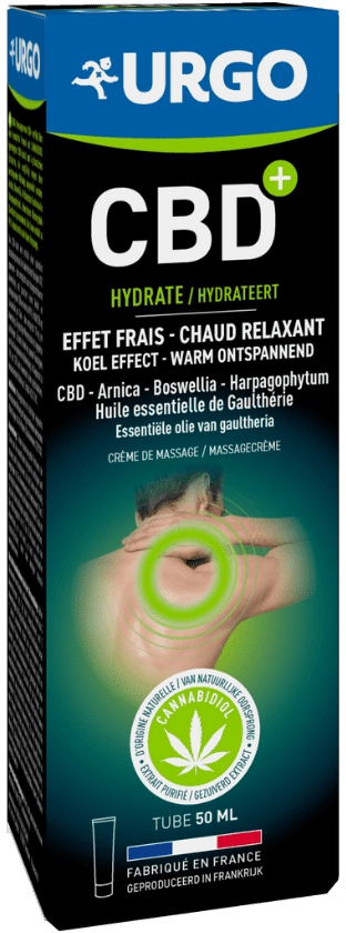 URGO Creme CBD effet froid chaud