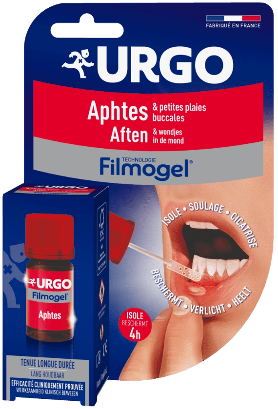 URGO Filmogel Aphtes et petites plaies buccales fabrique en france