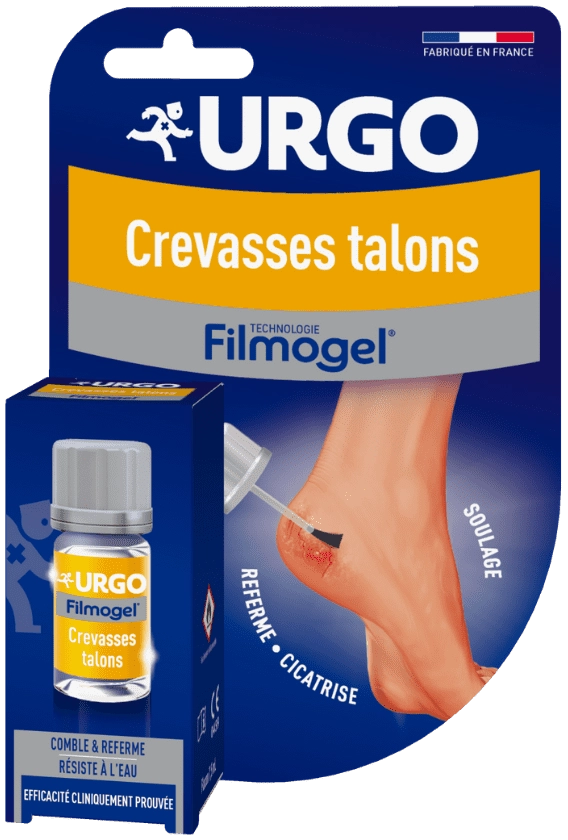 URGO Filmogel Crevasses Talons soulage fabrique en france
