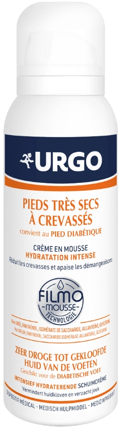URGO Filmomousse Hydratation intense - pieds tres secs a crevasses - soin des pieds