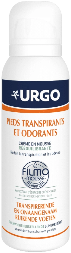 URGO Filmomousse Reequilibrant - pieds transpirants et odorants - soin des pieds