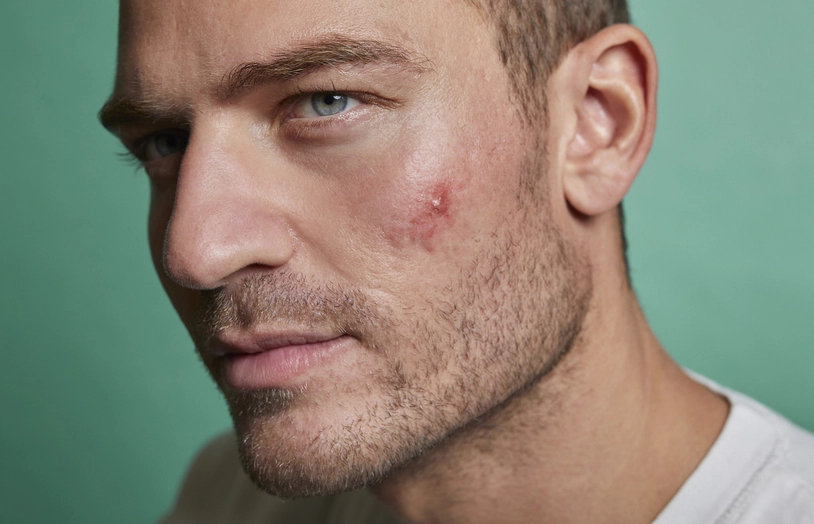 Peau-tendance-acneique-homme-bouton- URGO