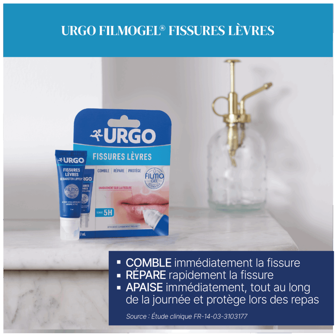 URGO fissures levres apaise immediatement
