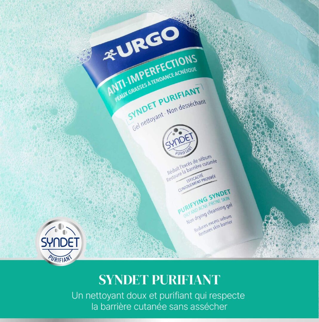 URGO anti-imperfections syndet purifiant nettoyant doux et purifiant
