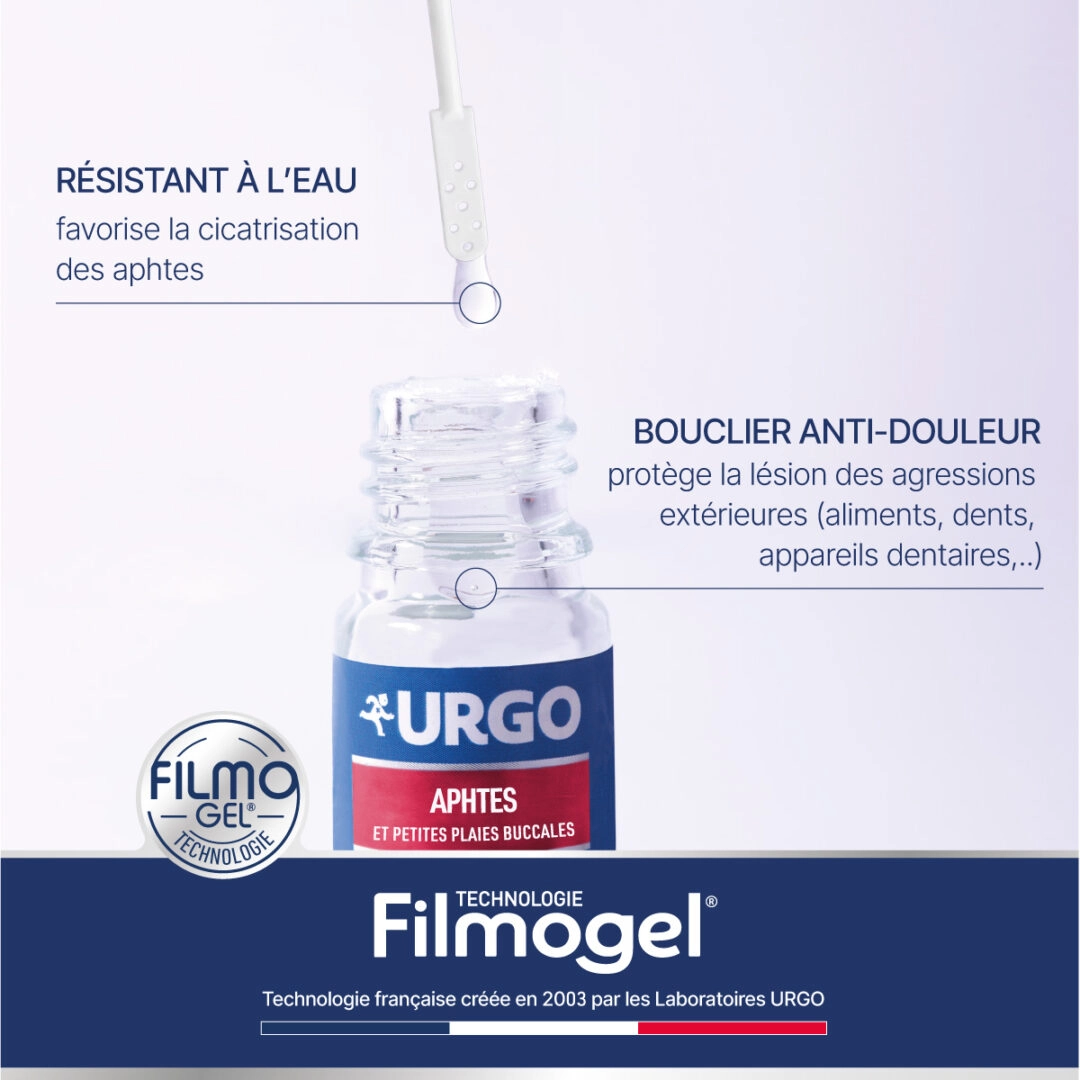 URGO Filmogel Aphtes technologie bouclier