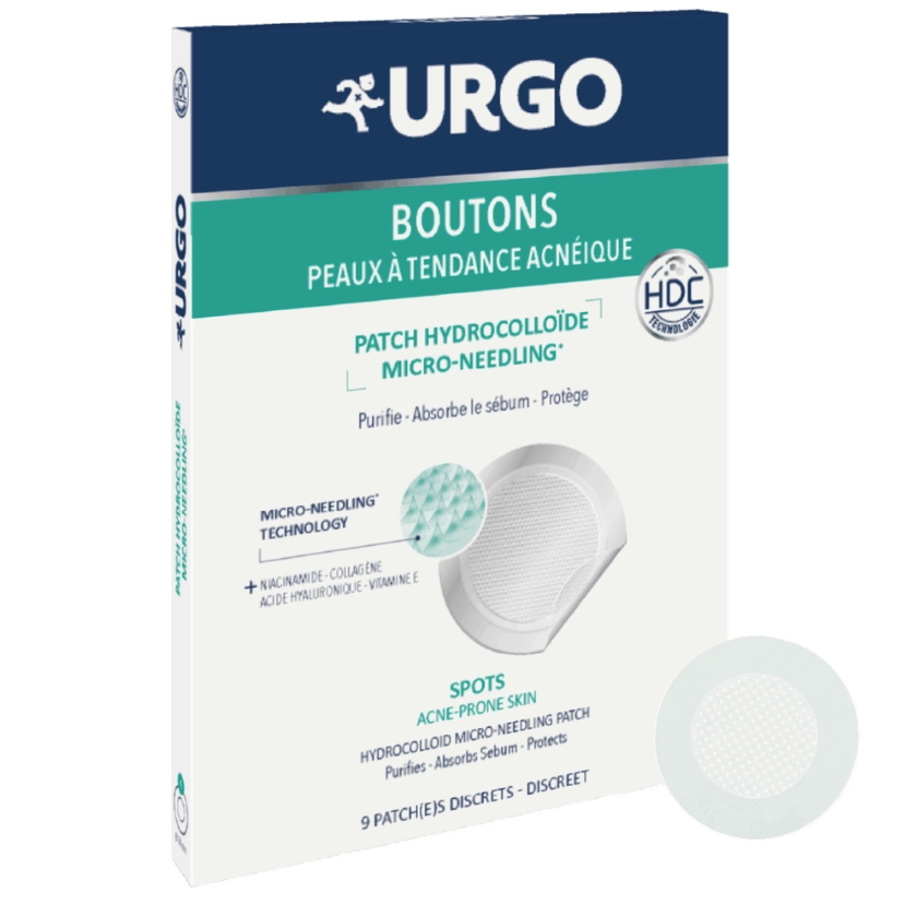 URGO patch boutons peaux à tendance acnéique